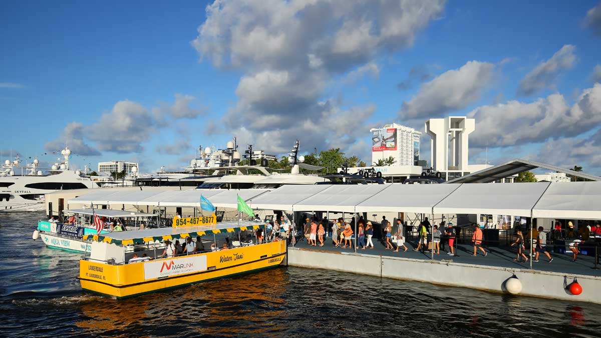 Fort Lauderdale Water Taxi Boat Show